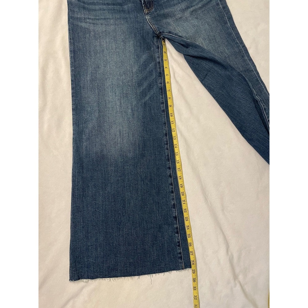 Kut from the Kloth Ryan Fab Ab Super Wide Leg High Rise Jeans Medium Wash 10 - Picture 5 of 12